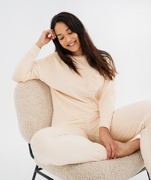 Pyjama pantalon manches longues femme vue6 - GEMO 4G FEMME - GEMO