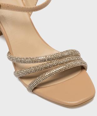 Sandales à talon avec brides à strass femme - Valentina Baldano vue6 - VALENTINA BALDA - GEMO