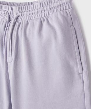 Bermuda en maille French Terry coupe ample garçon vue2 - GEMO 4G GARCON - GEMO