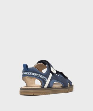 Sandales casual chic à double scratch garçon - Gepy vue4 - GEPY - GEMO