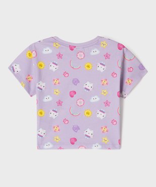 Tee-shirt manches courtes court imprimé fille -  Gabby et la Maison Magique vue3 - GABBY - GEMO