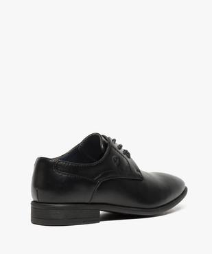 Derbies garçon unies à lacets vue4 - GEMO (ENFANT) - GEMO