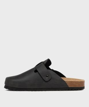 Sabots avec semelle intérieure cuir ergonomique homme vue3 - URBAN STEPS - GEMO