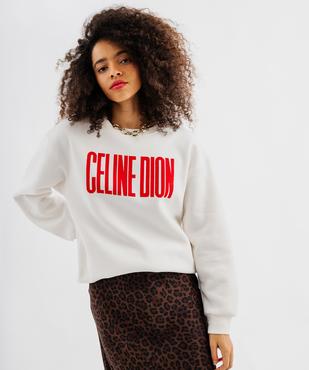 Sweat col rond femme - Céline Dion vue1 - GEMO(FEMME PAP) - GEMO