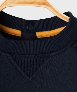 Sweat avec broderie poitrine bébé garçon - LuluCastagnette vue3 - LULU CASTAGNETTE GEMO FOR GOOD - GEMO