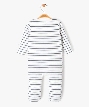 Pyjama en velours ouvert devant bébé - LuluCastagnette vue4 - LULUCASTAGNETTE - GEMO
