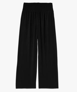 Pantalon de grossesse large et fluide avec taille smockée vue4 - GEMO 4G MATERN - GEMO