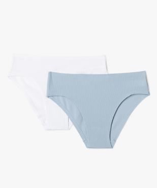 Culotte en maille côtelée fille  (lot de 2) vue1 - GEMO 4G FILLE - GEMO