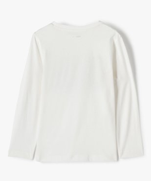 Tee-shirt garçon à manches longues et imprimé velours vue3 - GEMO (ENFANT) - GEMO