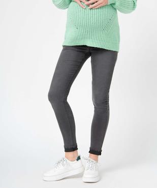 Jean de grossesse coupe Skinny avec bandeau haut vue1 - GEMO (MATER) - GEMO
