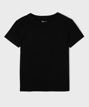 Tee-shirt à manches courtes et col rond fille vue9 - GEMO (JUNIOR) - GEMO