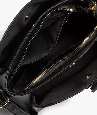 Sac besace compact et multipoche avec breloque femme vue3 - GEMO (ACCESS) - GEMO