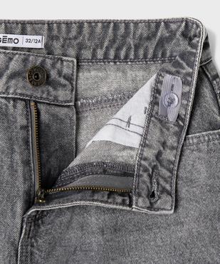Bermuda jupe en jean taille haute fille vue2 - GEMO (JUNIOR) - GEMO