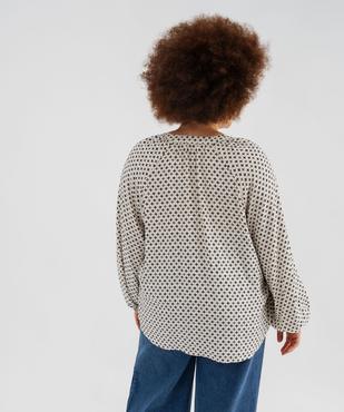 Chemise imprimée en viscose femme grande taille vue3 - GEMO 4G GT - GEMO
