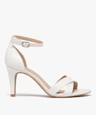 Sandales à talon haut et fin et brides croisées femme vue1 - VALENTINA BALDA - GEMO