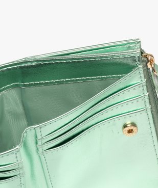 Portefeuille compact métallisé femme vue6 - GEMO (ACCESS) - GEMO