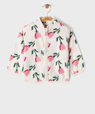Sweat zippé polaire bébé fille vue1 - GEMO(BEBE DEBT) - GEMO