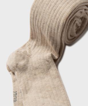Collant chaud coton biologique fille vue2 - GEMO 4G FILLE - GEMO