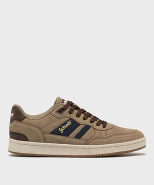 Tennis basses à lacets homme - Schott vue1 - SCHOTT - GEMO
