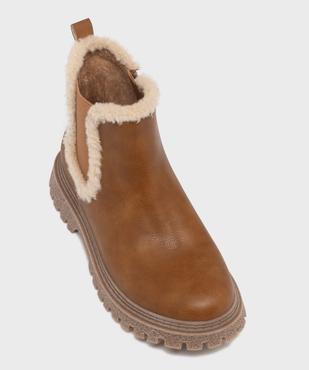Bottines fourrées style Chelsea à semelle crantée fille vue5 - LOVELY WINGS - GEMO