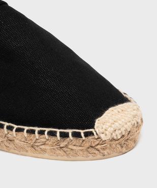Espadrilles classiques en coton et corde femme vue6 - GEMO (PLAGE) - GEMO