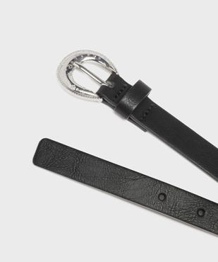 Ceinture fine à boucle gravée fantaisie fille vue2 - GEMO (JUNIOR) - GEMO