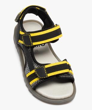 Sandales sport garçon à brides scratch et semelle crantée vue5 - GEMO 4G GARCON - GEMO