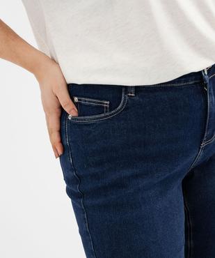 Pantacourt droit en denim stretch femme grande taille vue3 - GEMO (G TAILLE) - GEMO