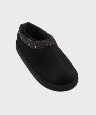 Chaussons en suédine avec doublure fourrure imitation fille vue5 - GEMO (ENFANT) - GEMO