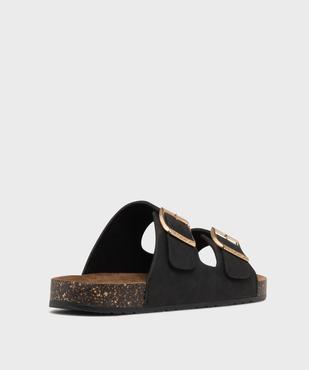Sandales double bride avec semelle anatomique femme - Isotoner vue4 - ISOTONER - GEMO