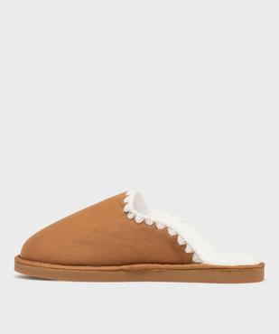 Chaussons mules fourrées femme vue3 - GEMO(HOMWR FEM) - GEMO