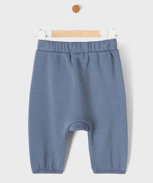 Pantalon de jogging coupe sarouel en molleton bébé vue4 - GEMO 4G BEBE - GEMO