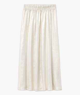 Jupe longue scintillante avec ceinture élastique femme vue4 - GEMO(FEMME PAP) - GEMO