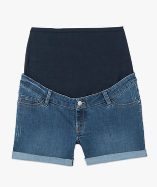 Short grossesse en jean bandeau taille haute vue4 - GEMO (MATER) - GEMO