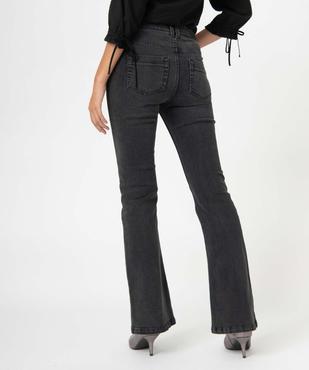 Jean femme coupe Bootcut taille haute vue3 - GEMO(FEMME PAP) - GEMO