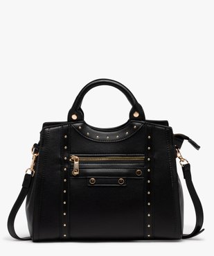 Sac à main avec clous et bandoulière amovible femme vue1 - GEMO (ACCESS) - GEMO
