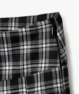 Jupe-short plissée à carreaux fille vue4 - GEMO (JUNIOR) - GEMO