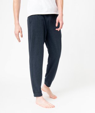 Pantalon de pyjama en jersey à taille élastique homme vue1 - GEMO(HOMWR HOM) - GEMO