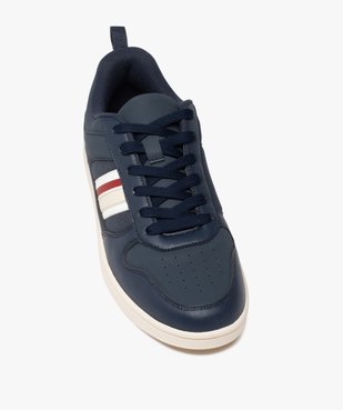 Baskets homme à lacets et bande contrastante style rétro vue5 - GEMO (SPORTSWR) - GEMO