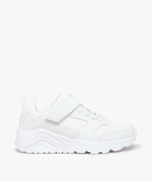 Baskets garçon unies à lacets et scratch - Skechers vue1 - SKECHERS - GEMO
