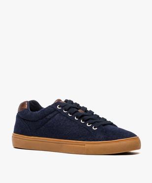 Basket homme en toile chaude vue2 - GEMO (CASUAL) - GEMO