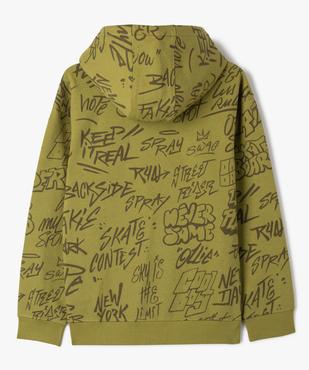 Sweat à capuche au look streetwear garçon vue3 - GEMO (JUNIOR) - GEMO