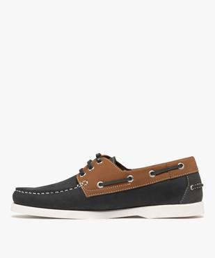 Chaussures bateau bicolore - Tanéo vue4 - TANEO - GEMO