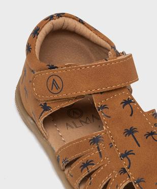 Sandales à scratch à motifs palmiers bébé garçon - Alma vue6 - ALMA - GEMO