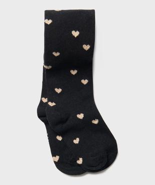 Collant chaud à motifs coeurs fille vue1 - GEMO (ENFANT) - GEMO