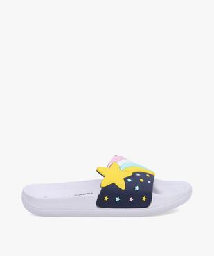 Mules de piscine fille décor étoile filante pastel vue1 - GEMO (ENFANT) - GEMO
