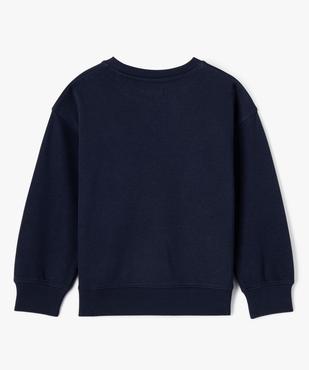 Sweat uni en maille bouclette garçon vue4 - GEMO (ENFANT) - GEMO