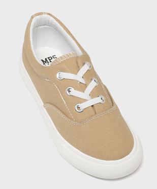 Tennis en toile avec lacets élastiques garçon - Camps United vue5 - CAMPS GEMO FOR GOOD - GEMO