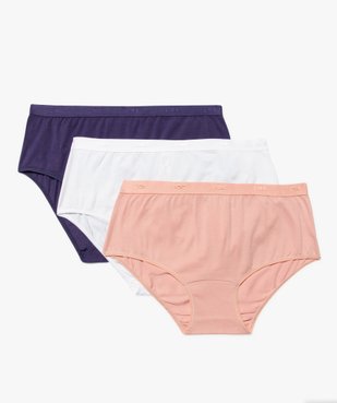 Shorty femme en coton stretch - Les Pockets de DIM (lot de 3) vue1 - DIM - GEMO