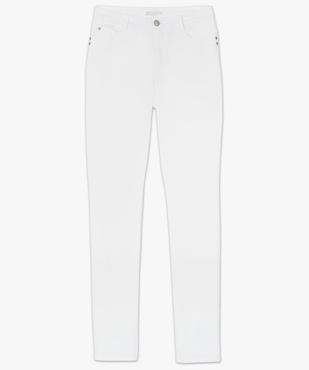 Pantalon femme regular taille haute en stretch vue4 - GEMO(FEMME PAP) - GEMO